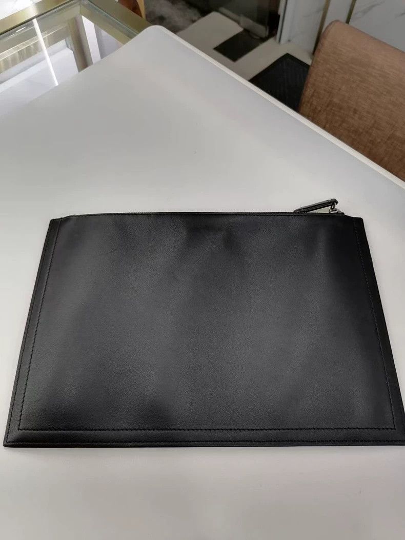 Givenchy Givenchy Men's Leather Clutch Bag -dmc Size ONE SIZE - 3 Thumbnail