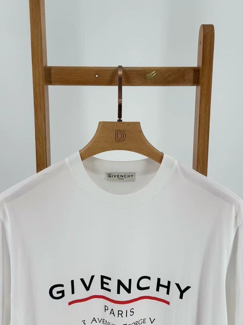 Givenchy GIVENCHY Paris White Cotton Short-Sleeve T-Shirt -dmc Size US XS / EU 42 / 0 - 4 Thumbnail