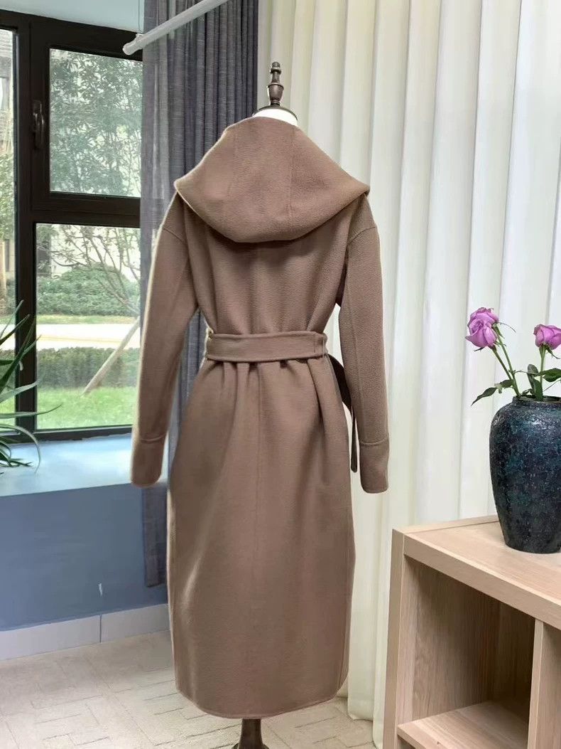 Vintage MaxMara Hooded Robe Coat -dmc Size US L / EU 52-54 / 3 - 3 Thumbnail