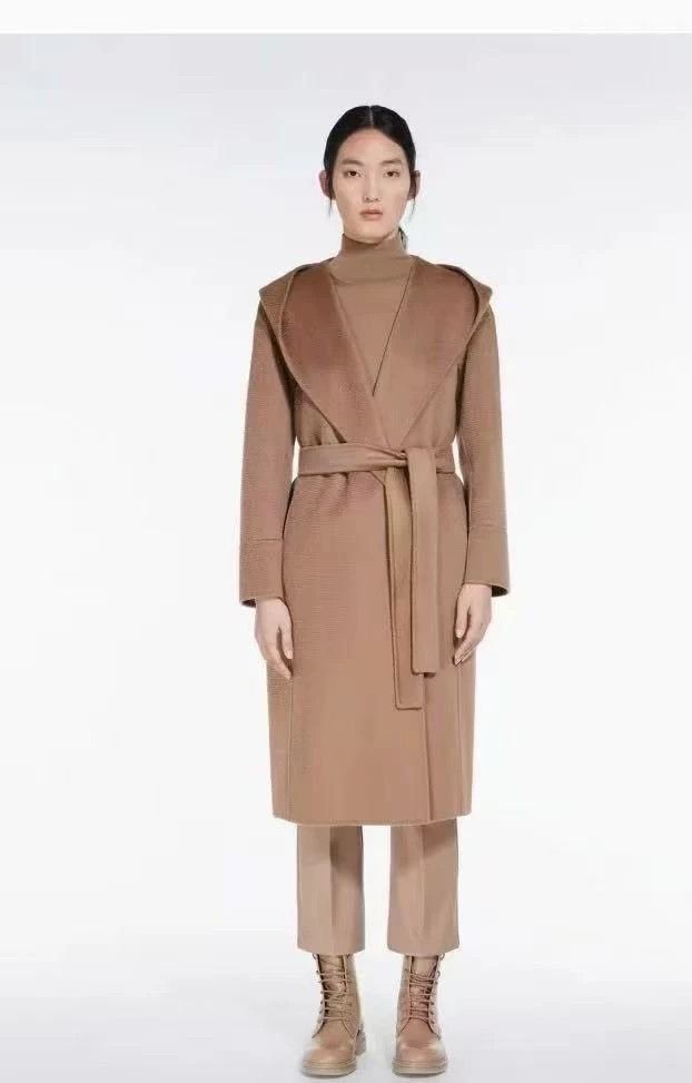Vintage MaxMara Hooded Robe Coat -dmc Size US L / EU 52-54 / 3 - 8 Thumbnail