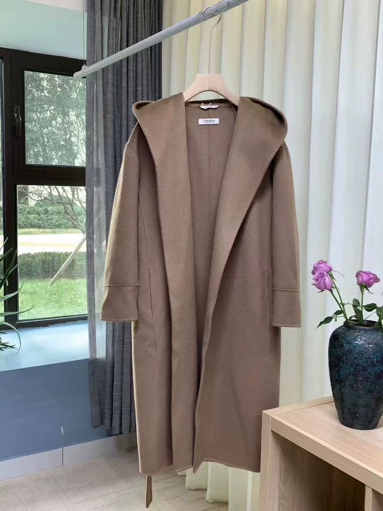Vintage MaxMara Hooded Robe Coat -dmc Size US L / EU 52-54 / 3 - 7 Thumbnail