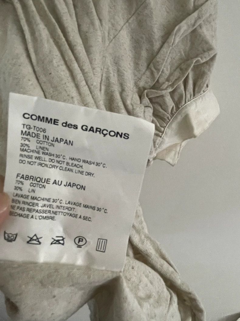Comme des Garcons Comme des Garcons Beige Short Sleeve Top -dmc Size US M / EU 48-50 / 2 - 5 Thumbnail