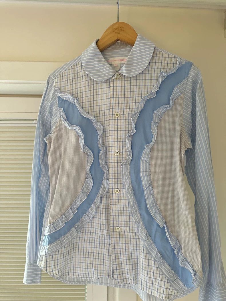 Comme des Garcons COMME des GARCONS Ruffled Check Shirt -dmc Size US M / EU 48-50 / 2 - 3 Thumbnail