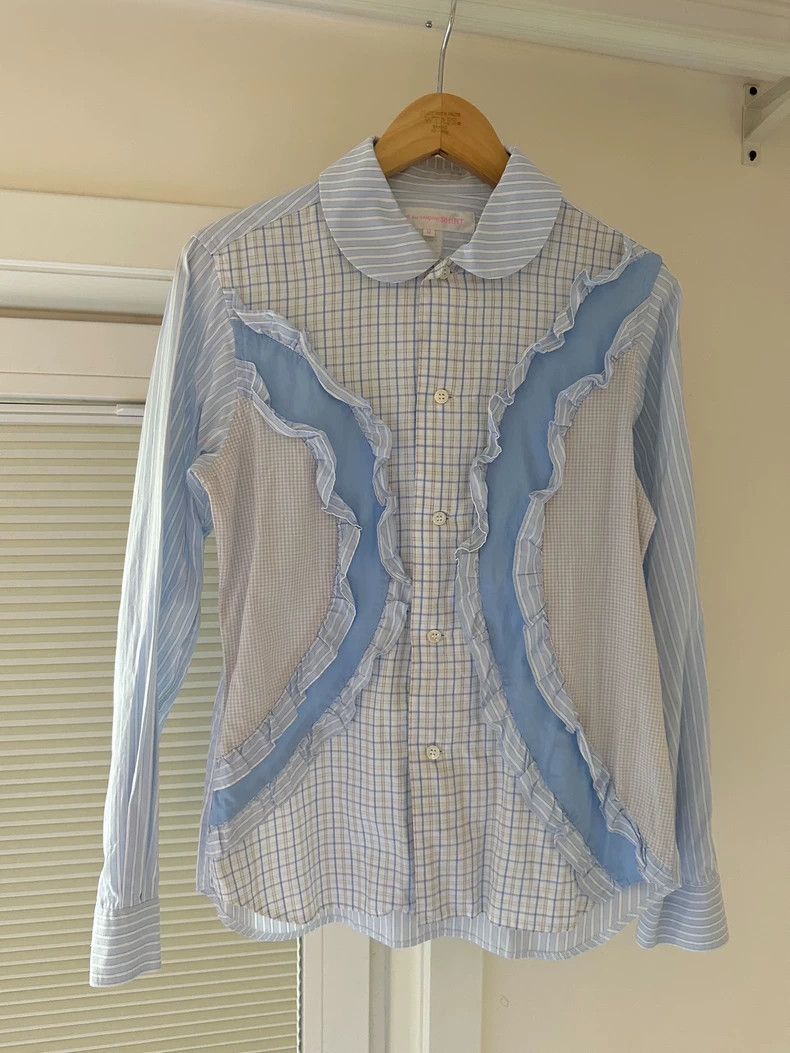 Comme des Garcons COMME des GARCONS Ruffled Check Shirt -dmc Size US M / EU 48-50 / 2 - 6 Thumbnail