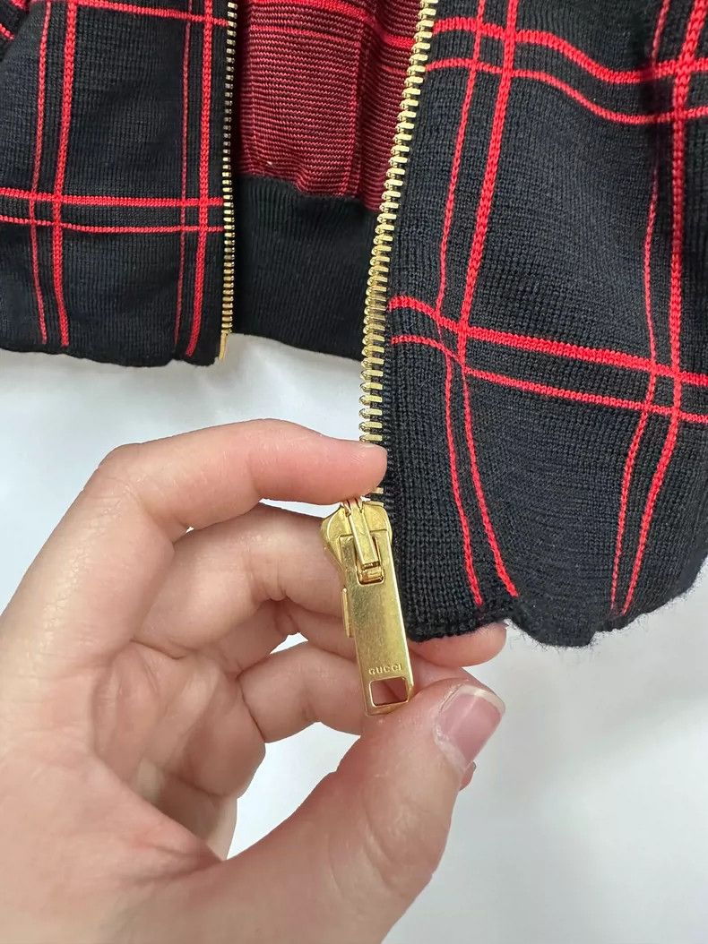 Gucci Gucci Plaid Zip-Up Jacket -dmc Size US S / EU 44-46 / 1 - 4 Thumbnail