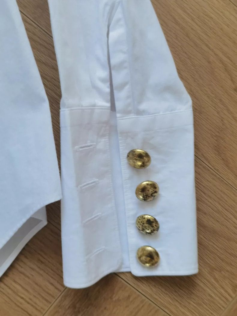 Comme des Garcons Comme des Garcons Tao White Button Shirt -dmc Size US XS / EU 42 / 0 - 8 Thumbnail