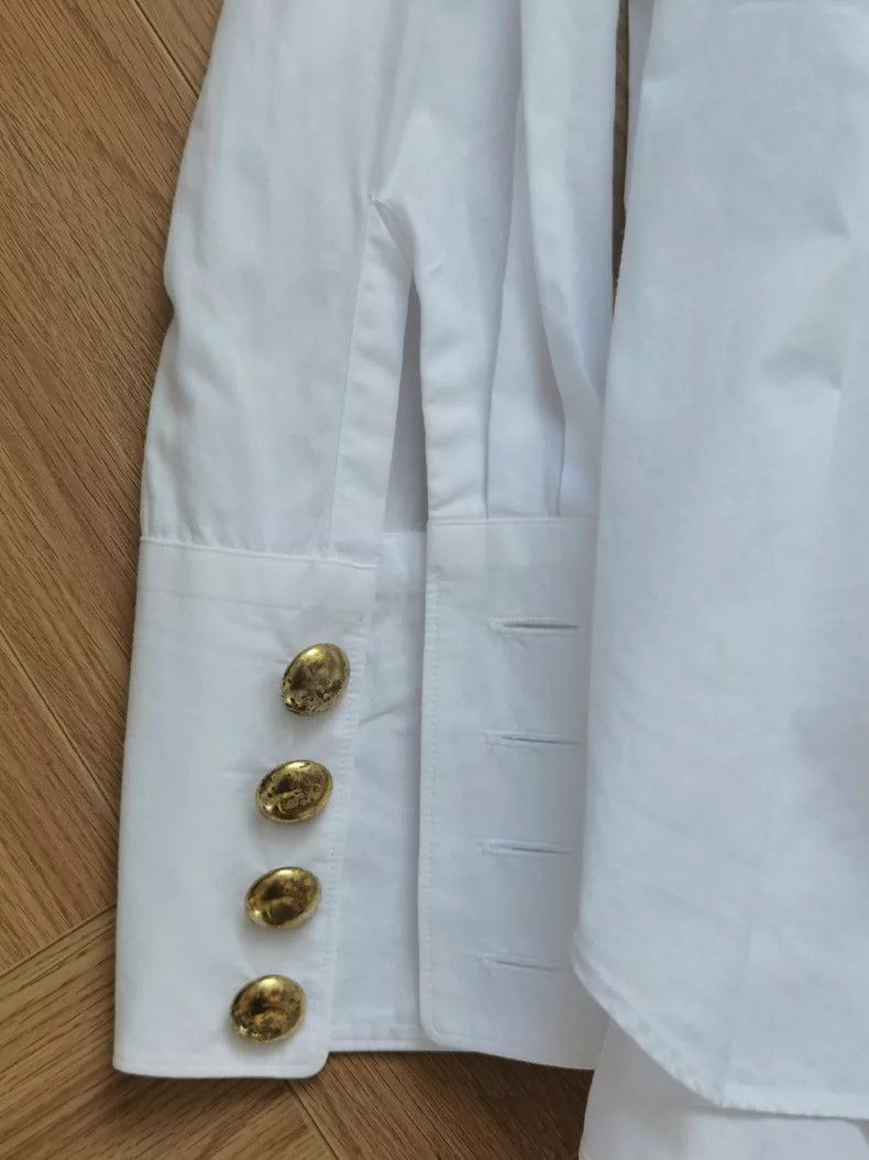 Comme des Garcons Comme des Garcons Tao White Button Shirt -dmc Size US XS / EU 42 / 0 - 7 Thumbnail
