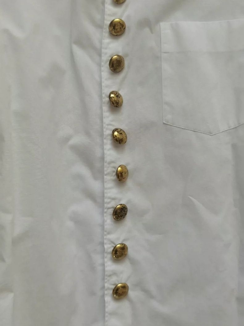 Comme des Garcons Comme des Garcons Tao White Button Shirt -dmc Size US XS / EU 42 / 0 - 3 Thumbnail