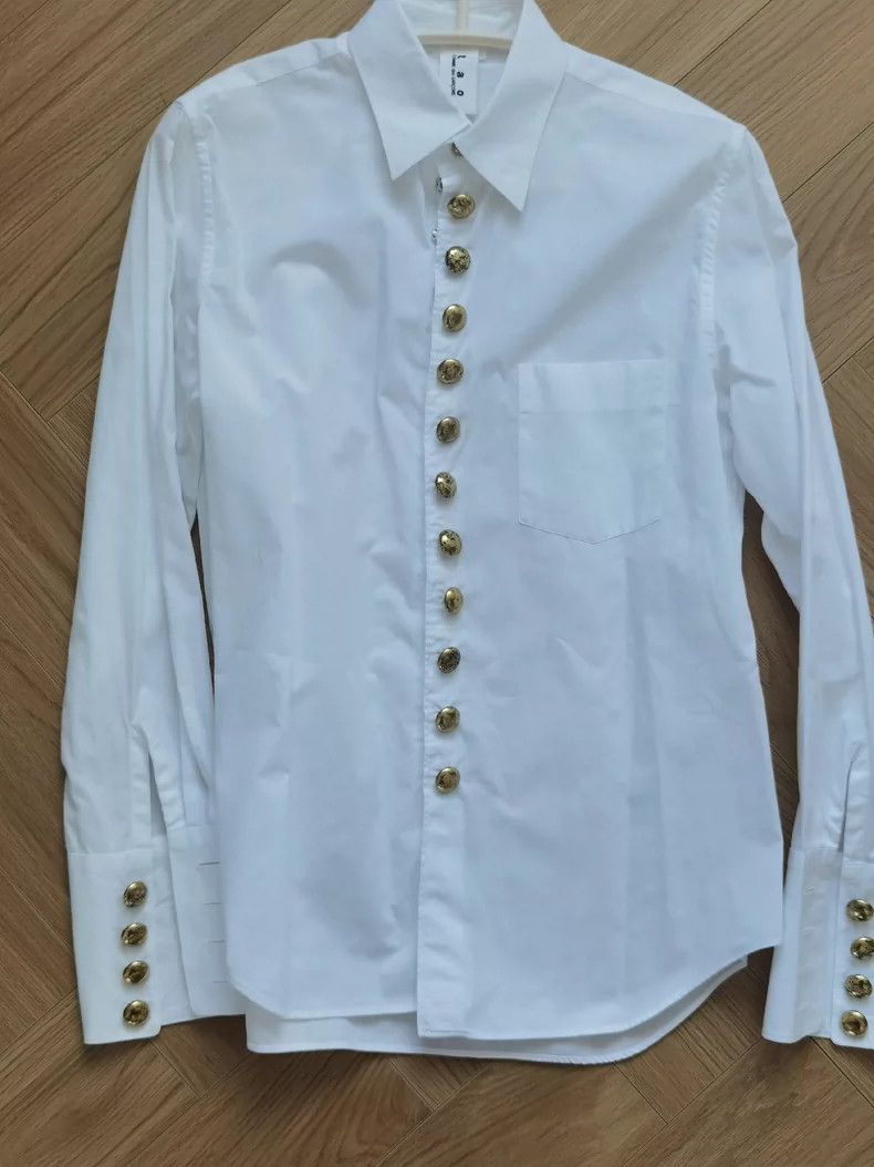 Comme des Garcons Comme des Garcons Tao White Button Shirt -dmc Size US XS / EU 42 / 0 - 2 Thumbnail