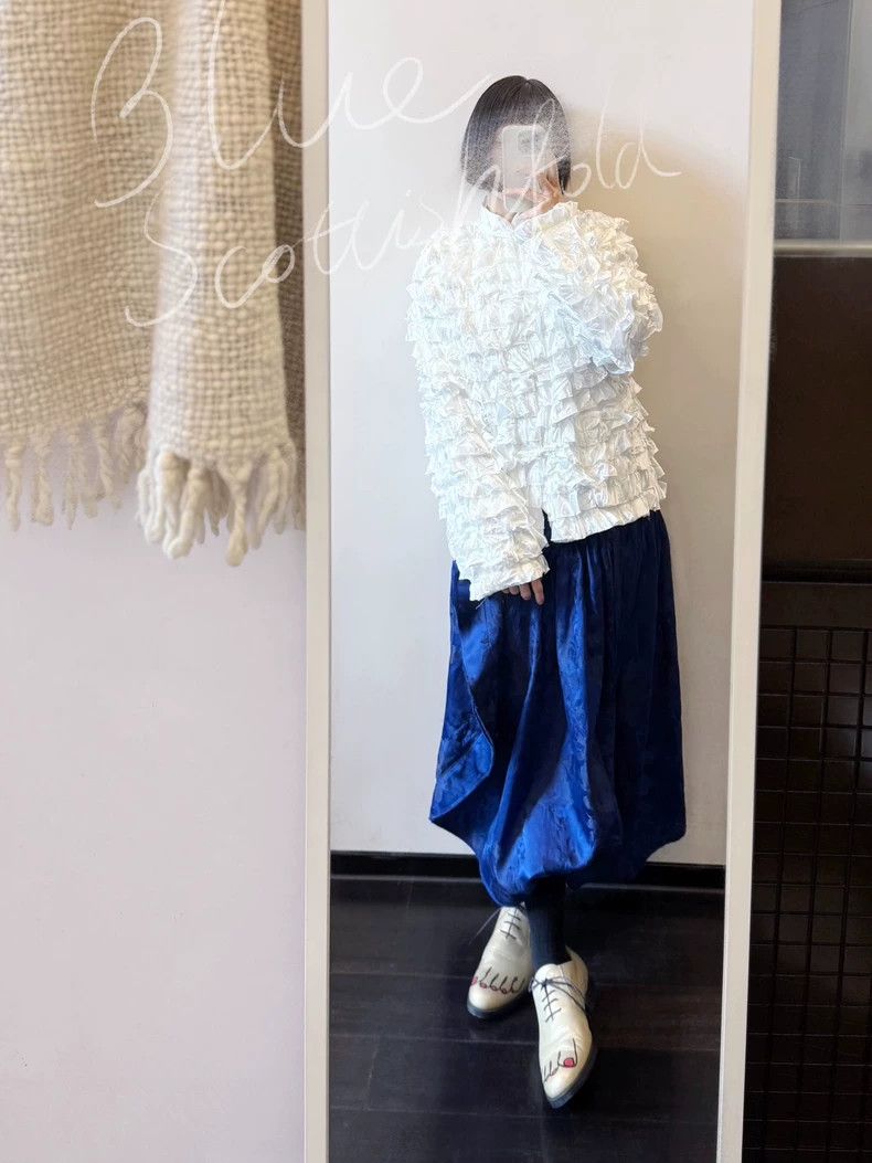 Comme des Garcons CDG COMME des GARÇONS Ruffled Satin Top -dmc Size US M / EU 48-50 / 2 - 5 Thumbnail