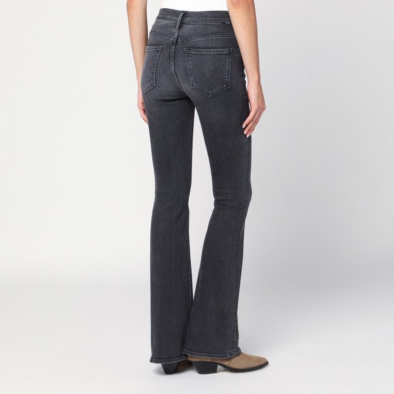 MOTHER Mother The Weekender Cropped Jeans In Grey Size 31" - 2 Thumbnail
