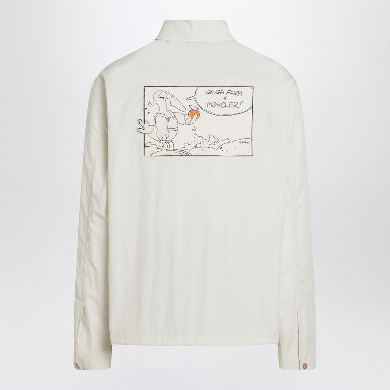 Moncler Genius Moncler Genius White Satsuma Shacket In Canvas And Nylon Size US L / EU 52-54 / 3 - 2 Thumbnail