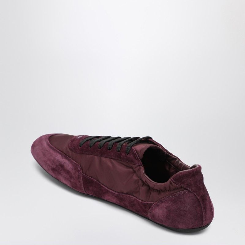 Prada Prada Burgundy Re-Nylon And Suede Sneaker Collapse Size US 6.5 / IT 36.5 - 2 Thumbnail