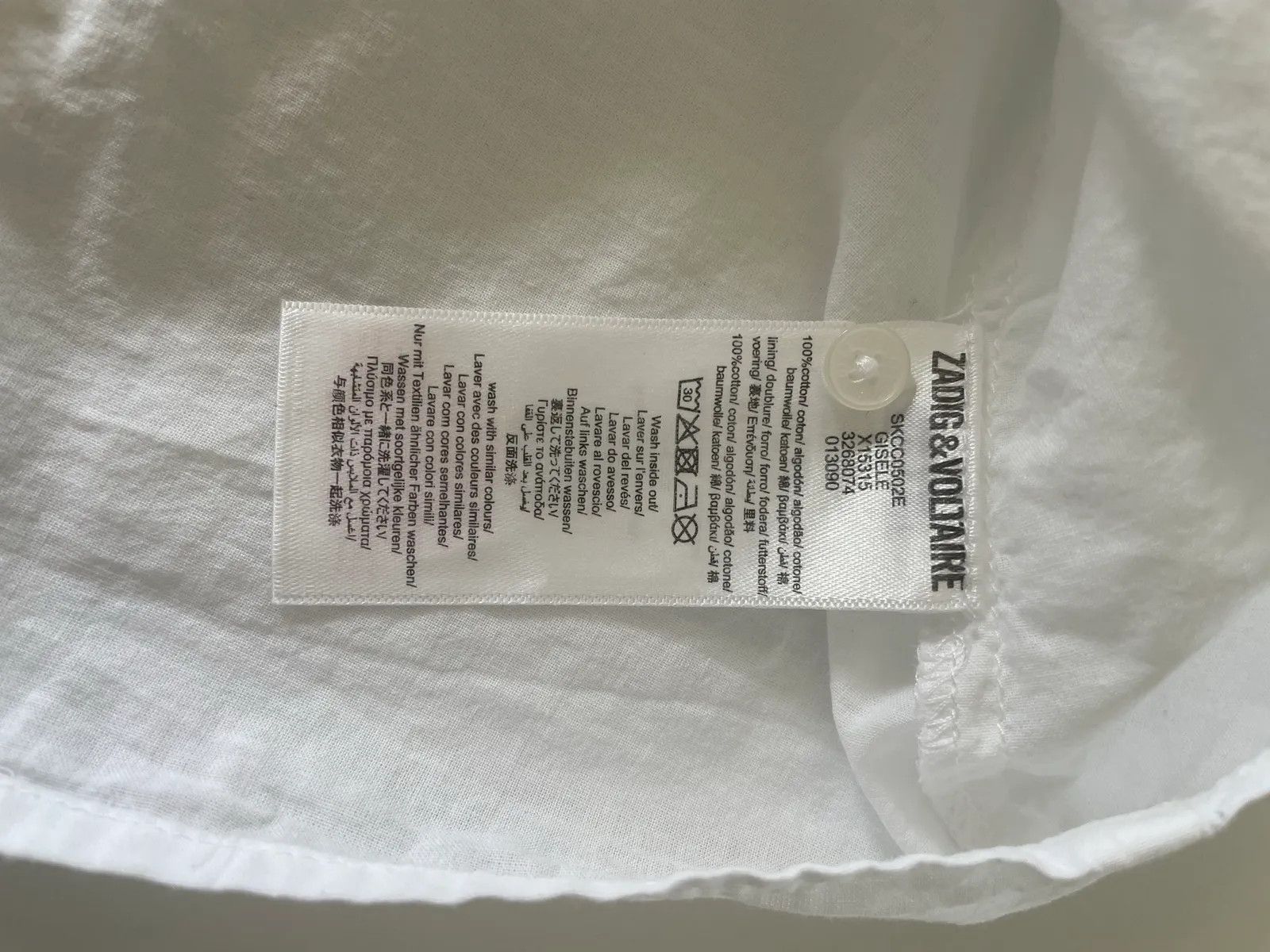 Zadig & Voltaire Zadig & Voltaire Giselle Blouse Size XS / US 0-2 / IT 36-38 - 3 Thumbnail