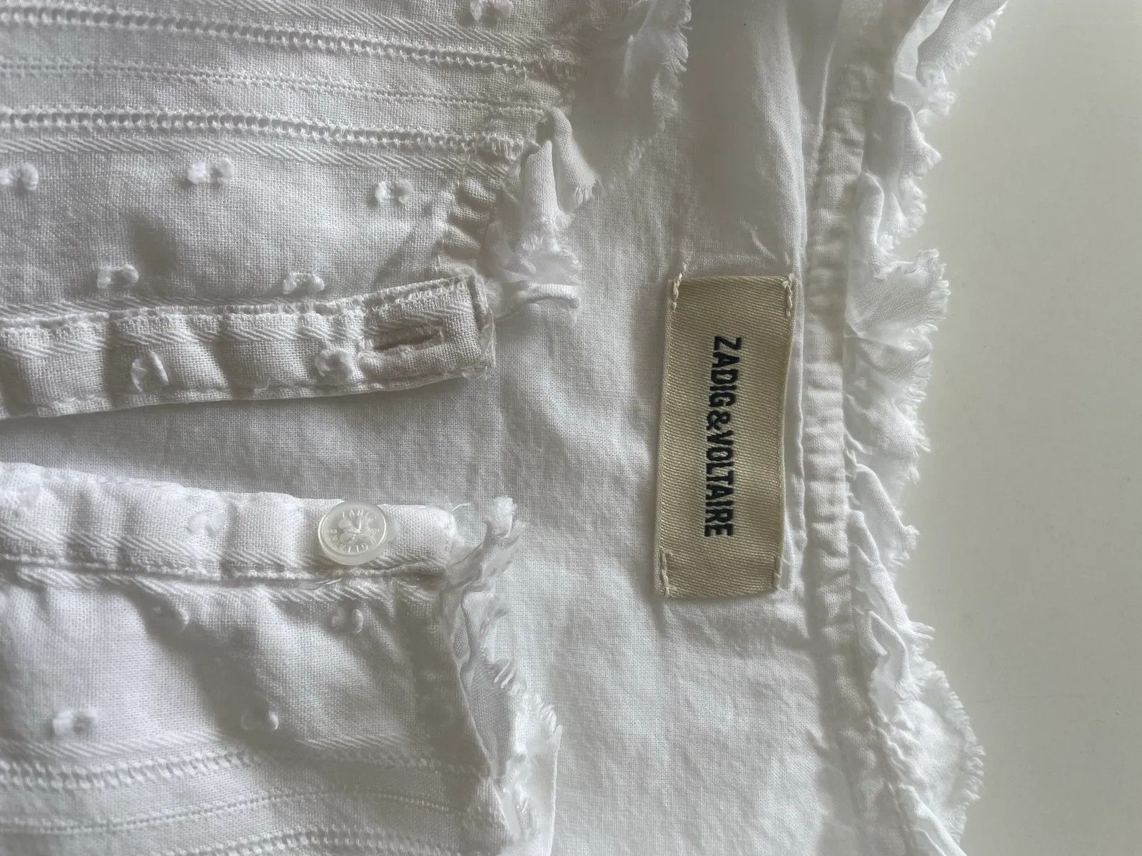Zadig & Voltaire Zadig & Voltaire Giselle Blouse Size XS / US 0-2 / IT 36-38 - 4 Thumbnail