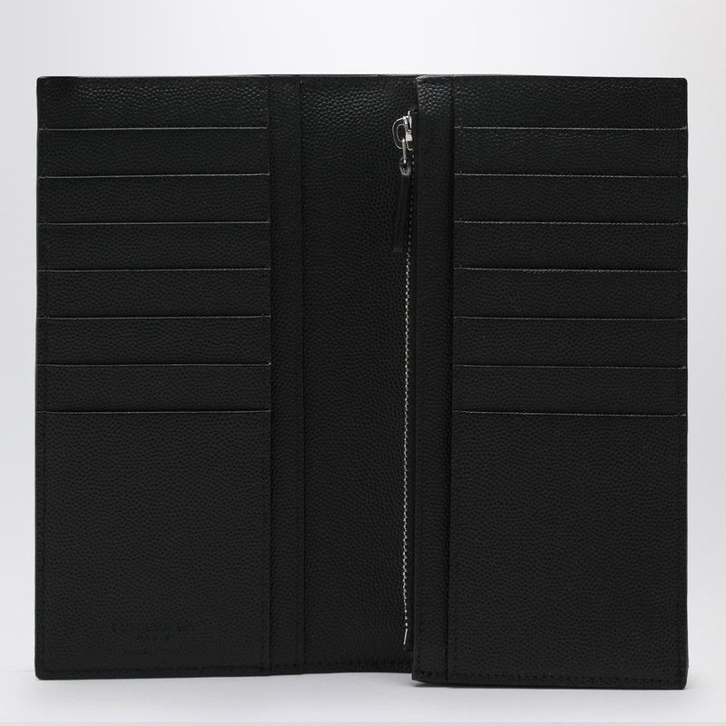 Saint Laurent Paris Saint Laurent Black Continental Wallet In Pebbled Leather Size ONE SIZE - 2 Thumbnail