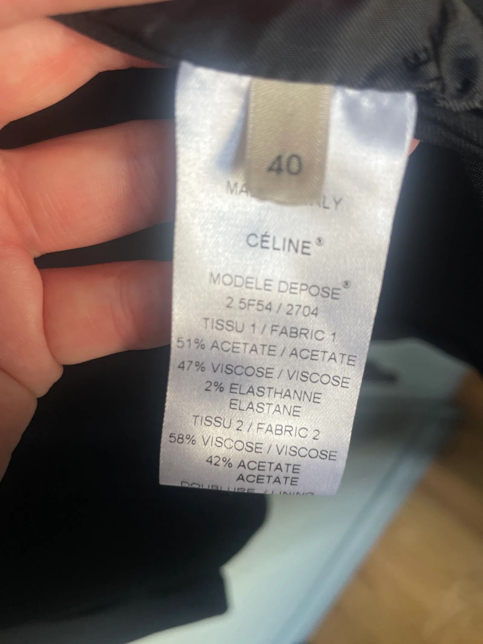 Celine Céline Celine short tux jacket Blazer Size M / US 6-8 / IT 42-44 - 3 Thumbnail