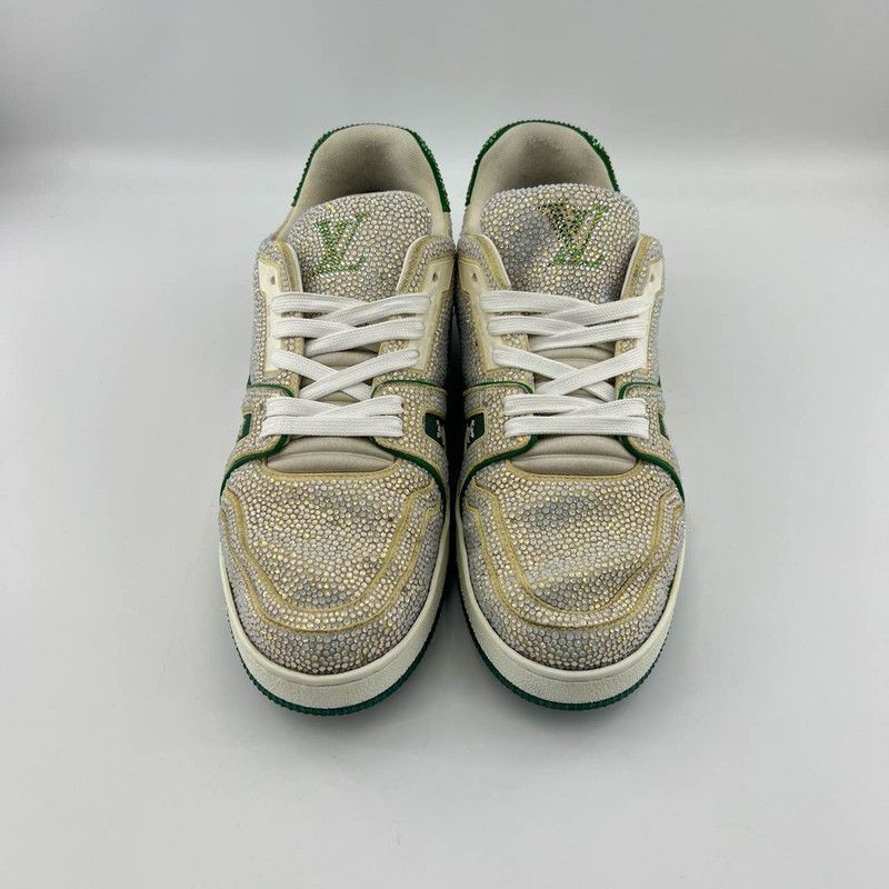 Louis Vuitton Louis Vuitton Diamond Trainer Low Top Sneakers 0079 Size US 8.5 / EU 41-42 - 2 Thumbnail