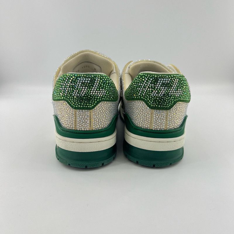 Louis Vuitton Louis Vuitton Diamond Trainer Low Top Sneakers 0079 Size US 8.5 / EU 41-42 - 3 Thumbnail