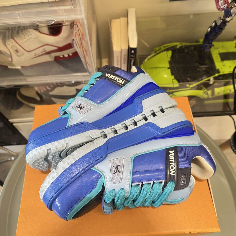 Louis Vuitton Louis Vuitton Trainer Maxi Low Top Sneakers 0079 Size US 8.5 / EU 41-42 - 10 Thumbnail