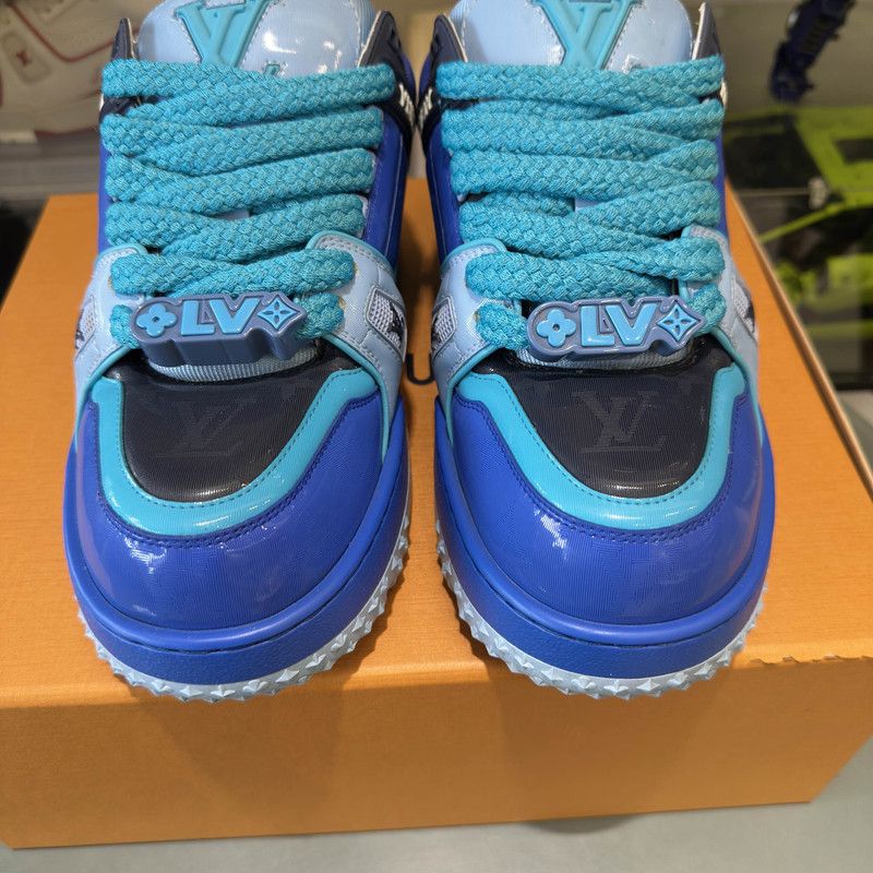 Louis Vuitton Louis Vuitton Trainer Maxi Low Top Sneakers 0079 Size US 8.5 / EU 41-42 - 11 Thumbnail
