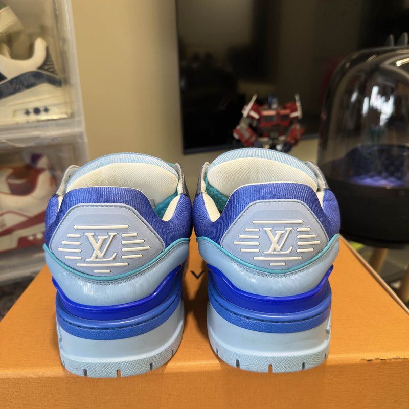 Louis Vuitton Louis Vuitton Trainer Maxi Low Top Sneakers 0079 Size US 8.5 / EU 41-42 - 3 Thumbnail