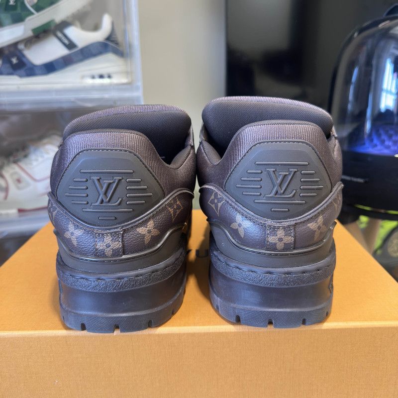 Louis Vuitton Louis Vuitton Trainer Maxi Brown Low-Top Sneakers 0079 Size US 8 / EU 41 - 3 Thumbnail