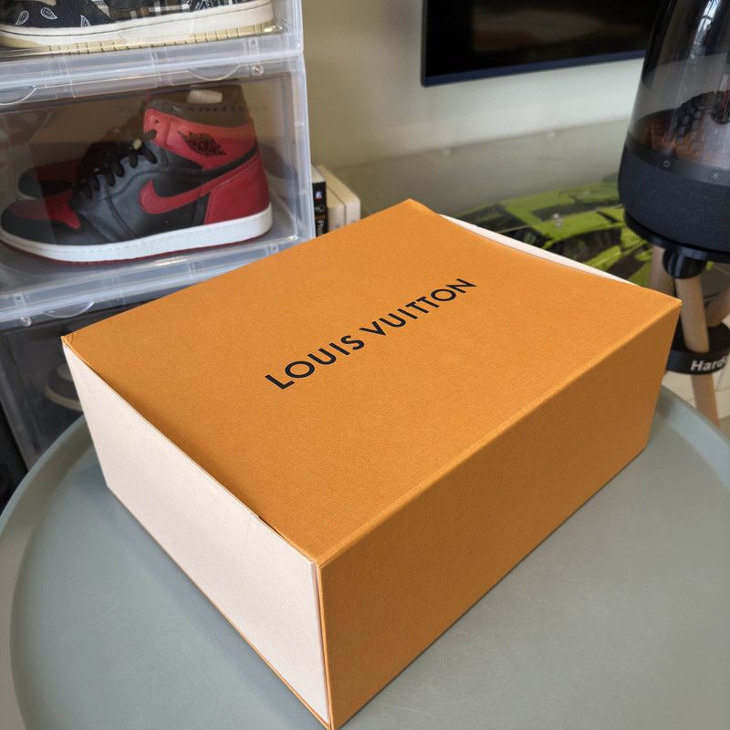 Louis Vuitton Louis Vuitton Orange Low-Top Trainer Sneakers 0079 Size US 8 / EU 41 - 6 Thumbnail
