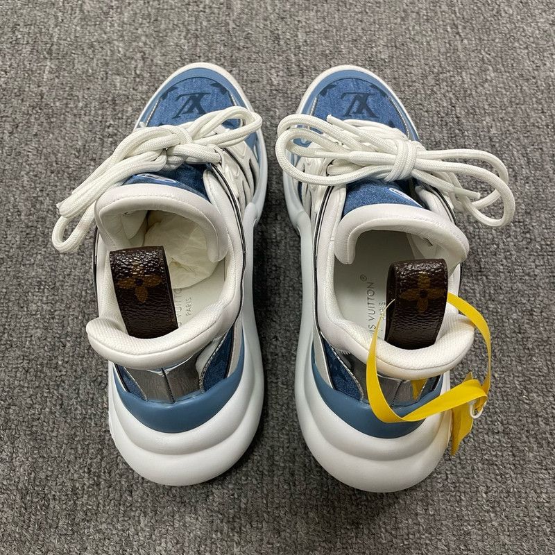 Louis Vuitton Louis Vuitton Color Block Athletic Sneakers 0079 Size US 6.5 / EU 39-40 - 3 Thumbnail