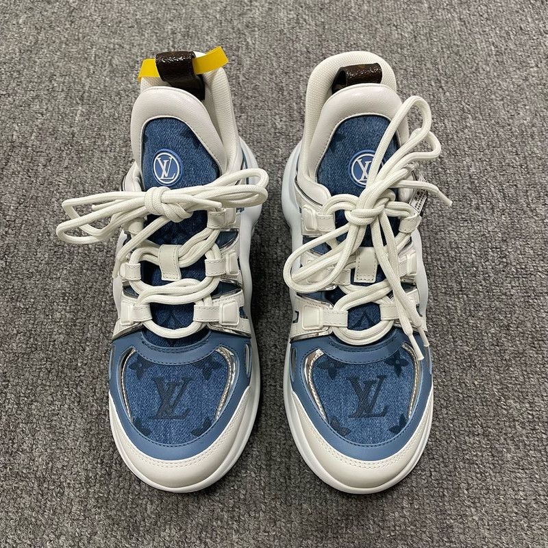 Louis Vuitton Louis Vuitton Color Block Athletic Sneakers 0079 Size US 6.5 / EU 39-40 - 2 Thumbnail