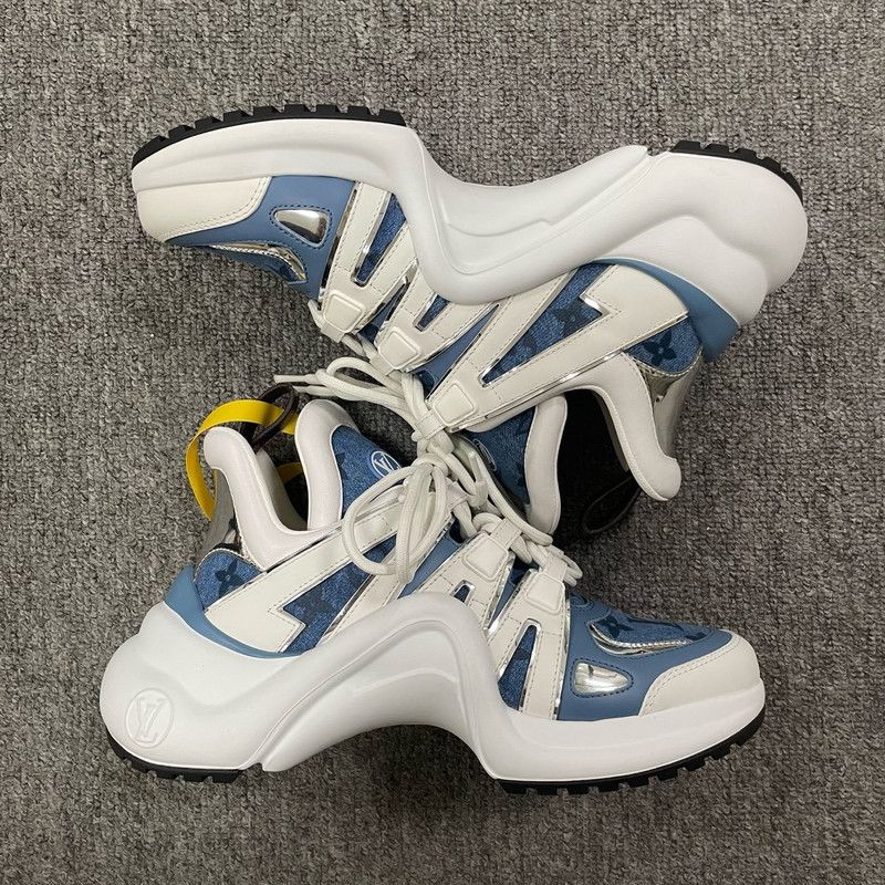 Louis Vuitton Louis Vuitton Color Block Athletic Sneakers 0079 Size US 6.5 / EU 39-40 - 5 Thumbnail