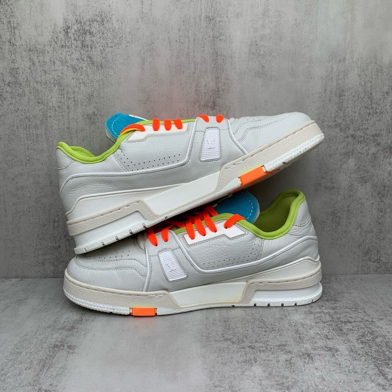 Louis Vuitton Louis Vuitton Upcycled Trainer Sneakers for Men 0079 Size US 8 / EU 41 - 3 Thumbnail