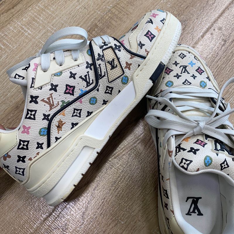 Louis Vuitton Tyler x Louis Vuitton Patterned Low-Top Sneakers 0079 Size US 8.5 / EU 41-42 - 12 Thumbnail