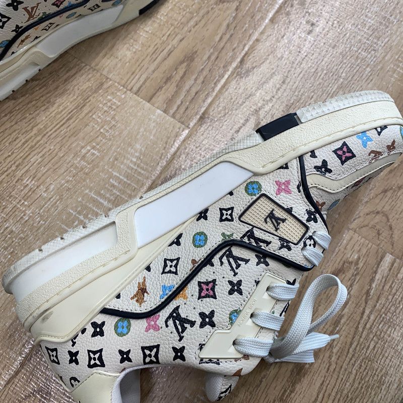 Louis Vuitton Tyler x Louis Vuitton Patterned Low-Top Sneakers 0079 Size US 8.5 / EU 41-42 - 10 Thumbnail