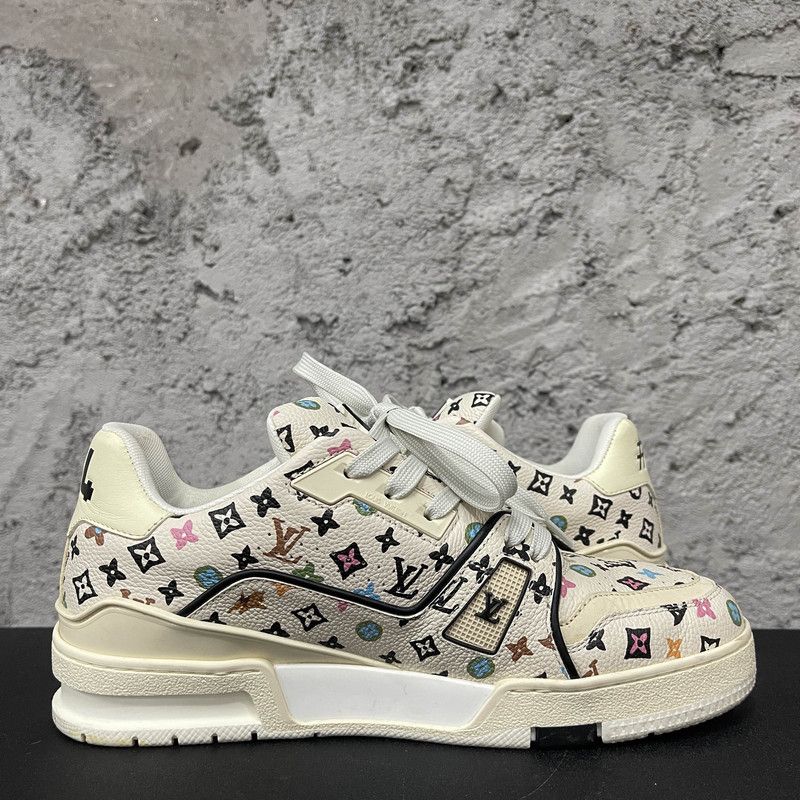 Louis Vuitton Tyler x Louis Vuitton Patterned Low-Top Sneakers 0079 Size US 8.5 / EU 41-42 - 7 Thumbnail