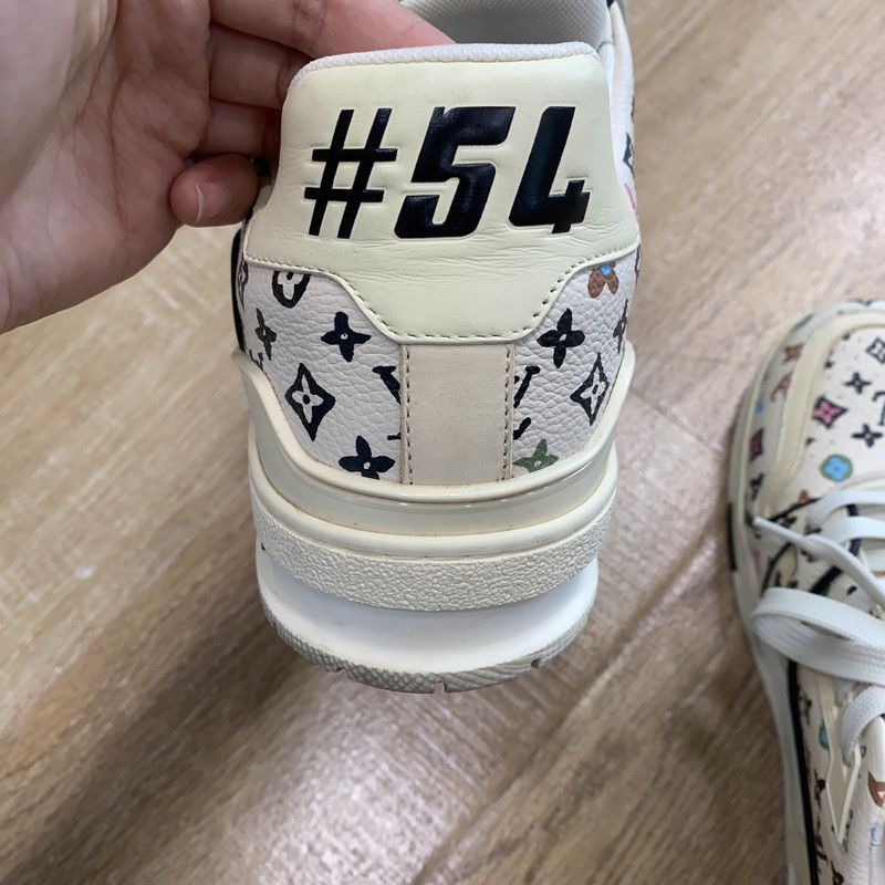 Louis Vuitton Tyler x Louis Vuitton Patterned Low-Top Sneakers 0079 Size US 8.5 / EU 41-42 - 14 Thumbnail