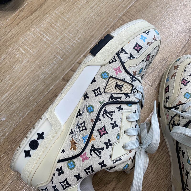 Louis Vuitton Tyler x Louis Vuitton Patterned Low-Top Sneakers 0079 Size US 8.5 / EU 41-42 - 13 Thumbnail
