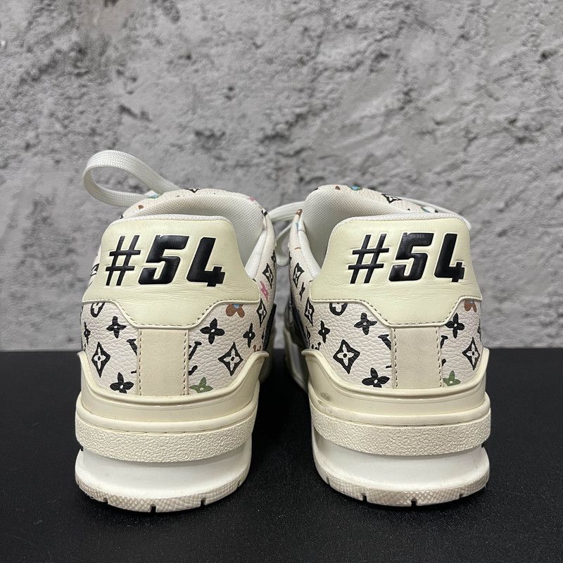 Louis Vuitton Tyler x Louis Vuitton Patterned Low-Top Sneakers 0079 Size US 8.5 / EU 41-42 - 3 Thumbnail