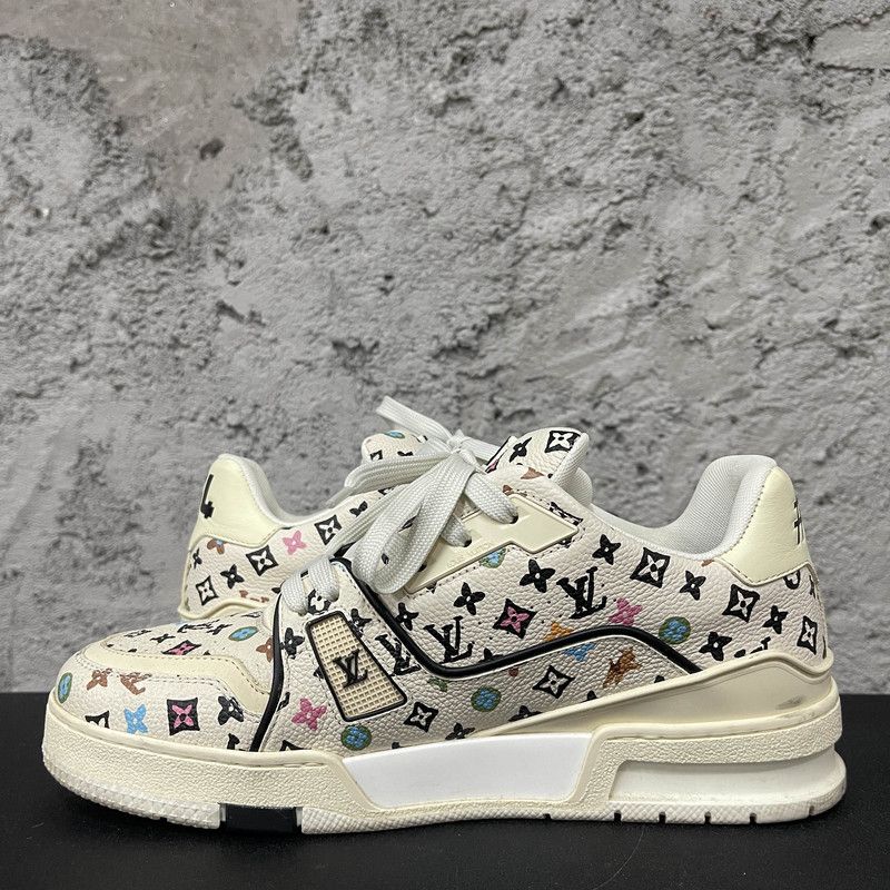 Louis Vuitton Tyler x Louis Vuitton Patterned Low-Top Sneakers 0079 Size US 8.5 / EU 41-42 - 8 Thumbnail