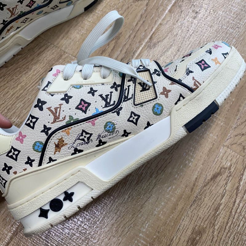 Louis Vuitton Tyler x Louis Vuitton Patterned Low-Top Sneakers 0079 Size US 8.5 / EU 41-42 - 9 Thumbnail