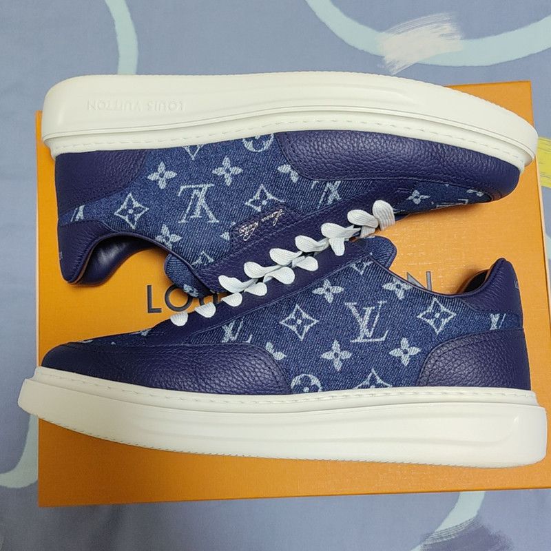 Louis Vuitton Louis Vuitton Beverly Hills Leather Low-Top Sneakers 0079 Size US 9.5 / EU 42-43 - 8 Thumbnail