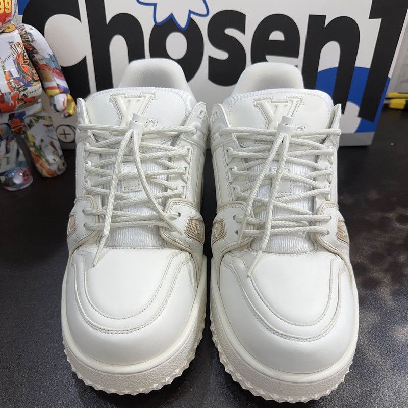 Louis Vuitton Louis Vuitton Trainer Maxi White Low Top Sneakers 0079 Size US 9 / EU 42 - 2 Thumbnail
