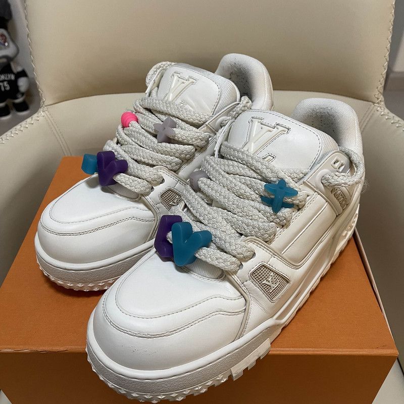 Louis Vuitton Louis Vuitton Trainer Maxi Low-top Sneakers 0079 Size US 9.5 / EU 42-43 - 6 Thumbnail