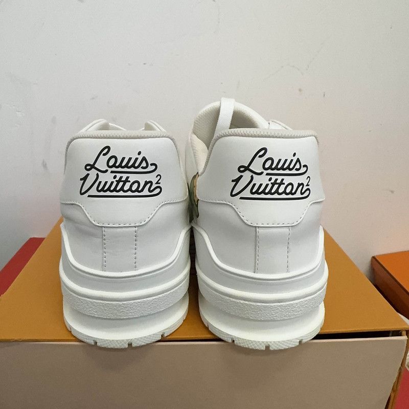 Louis Vuitton Nigo x Louis Vuitton Trainer Low Top Sneakers 0079 Size US 9.5 / EU 42-43 - 3 Thumbnail