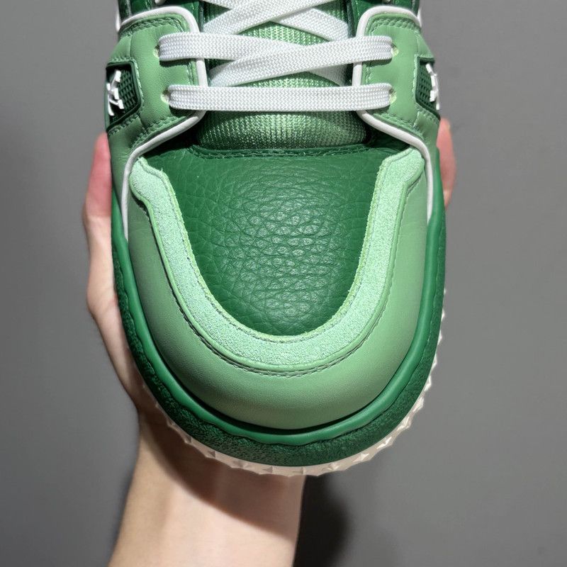 Louis Vuitton Louis Vuitton Trainer Maxi Green Low Top Sneakers 0079 Size US 7.5 / EU 40-41 - 17 Thumbnail