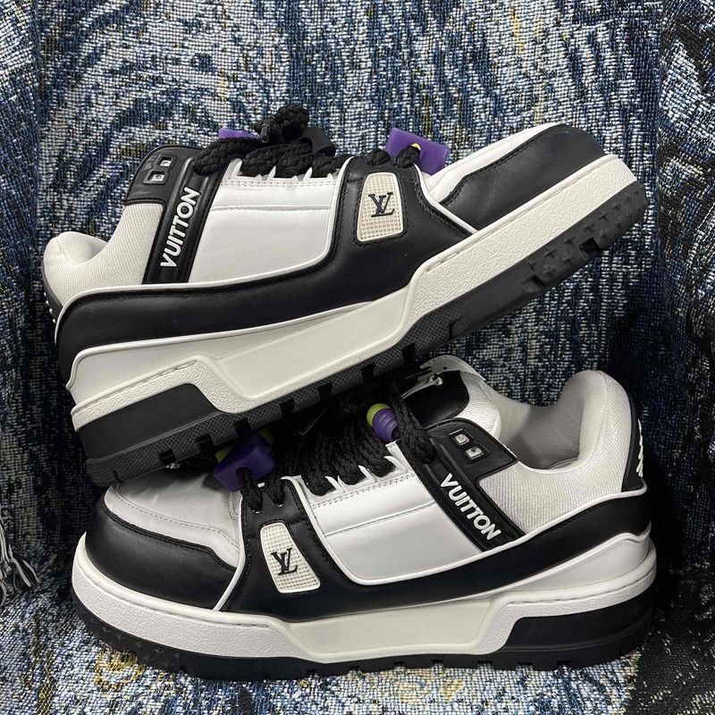 Louis Vuitton Louis Vuitton Trainer Maxi Low Top Sneakers 0079 Size US 9.5 / EU 42-43 - 7 Thumbnail