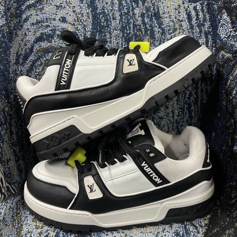Louis Vuitton Louis Vuitton Trainer Maxi Low Top Sneakers 0079 Size US 9.5 / EU 42-43 - 9 Thumbnail