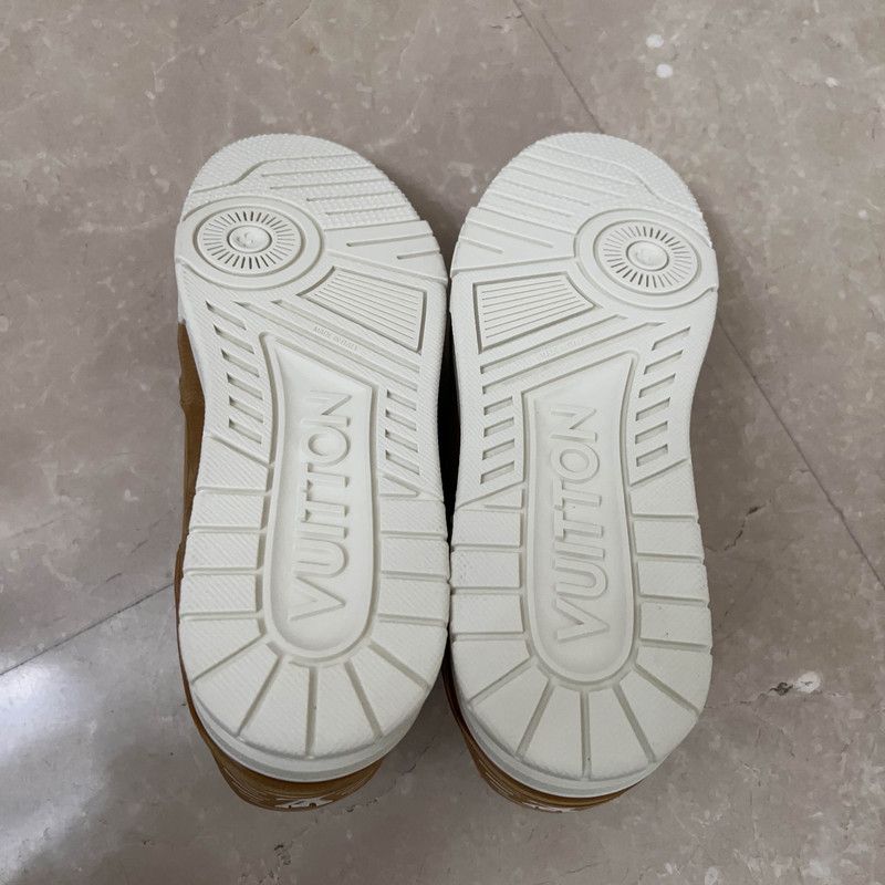 Louis Vuitton Louis Vuitton Trainer Low Top Sneakers in Orange 0079 Size US 8 / EU 41 - 4 Thumbnail