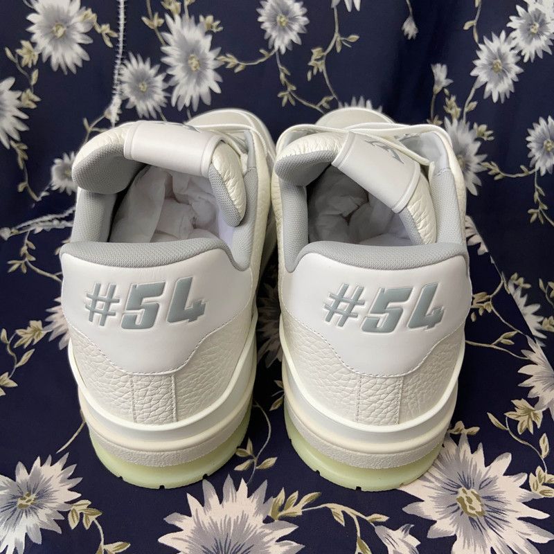 Louis Vuitton Louis Vuitton Trainer White Low-Top Sneakers 0079 Size US 12 / EU 45 - 3 Thumbnail