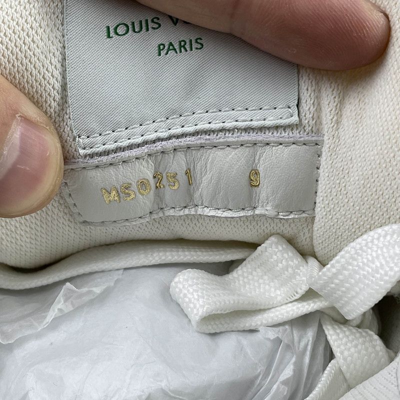Louis Vuitton Louis Vuitton Classic Green and White Sneakers 0079 Size US 9.5 / EU 42-43 - 5 Thumbnail